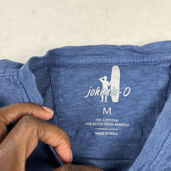 Johnnie-O Bamboo T-Shirt Trump Short Sleeve Casual Performance Comfort Tee M - Picture 5 of 10